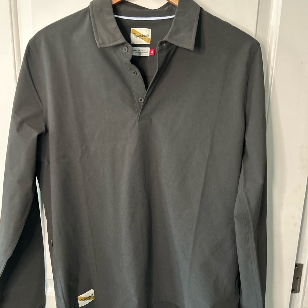 Tracksmith Men's Long-Sleeve Rapid Transit Popover - size Medium - NWOT